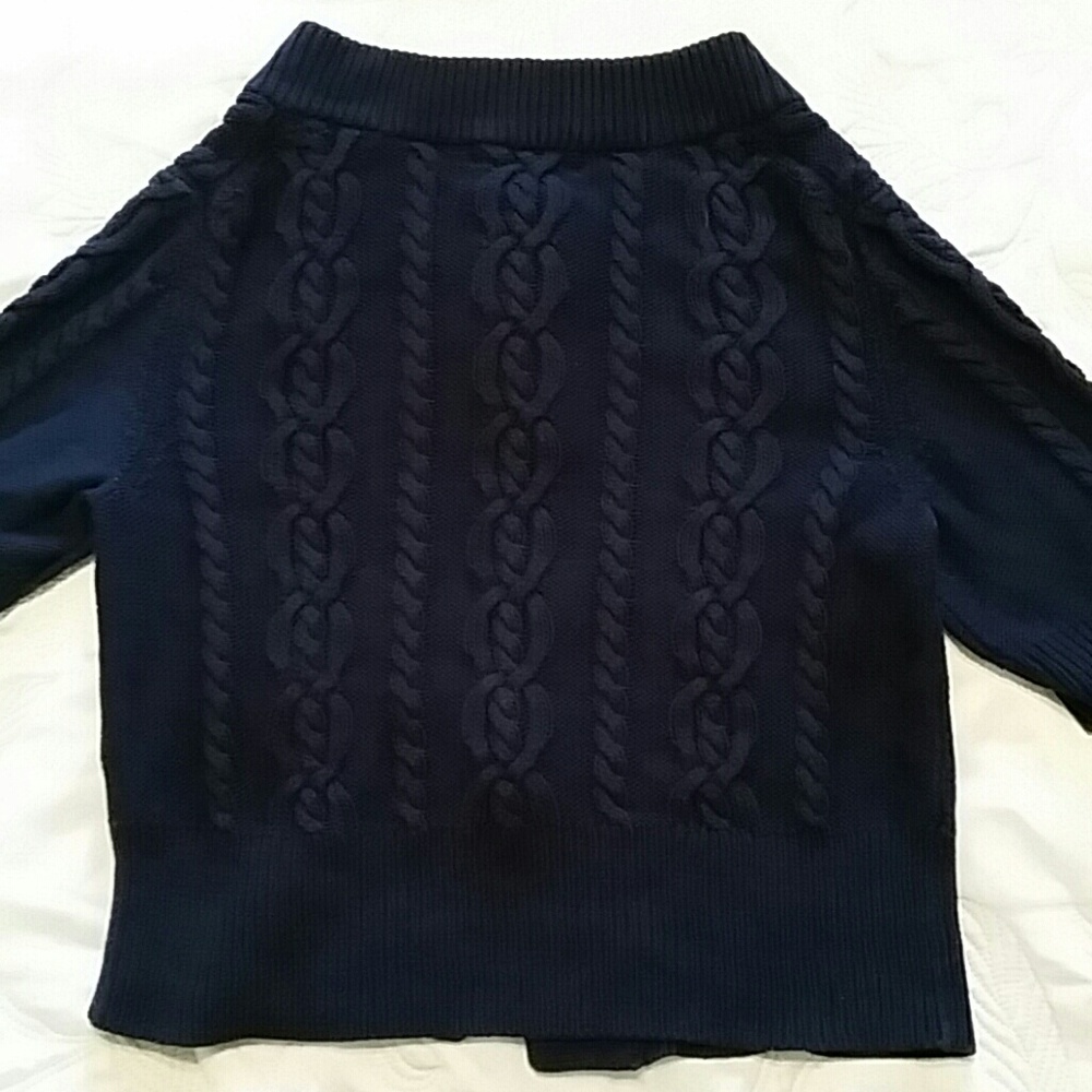 Navy Banana Republic petite sweater - Picture 2 of 3